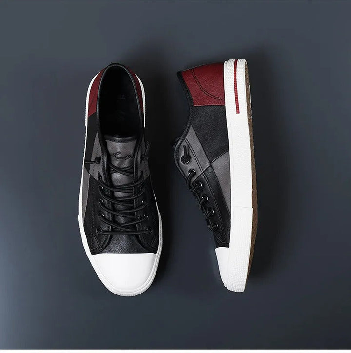 Baskets casual en cuir synthétique pour hommes - Tomás