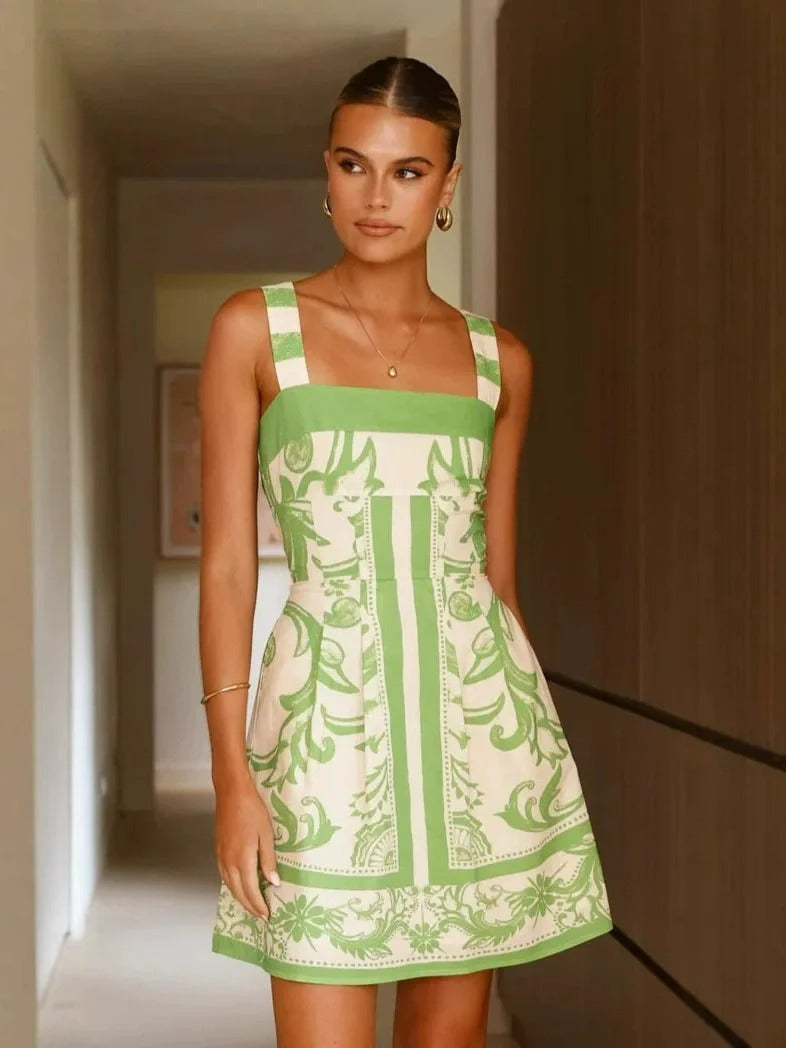 Samira - Robe d'été imprimée pour femmes