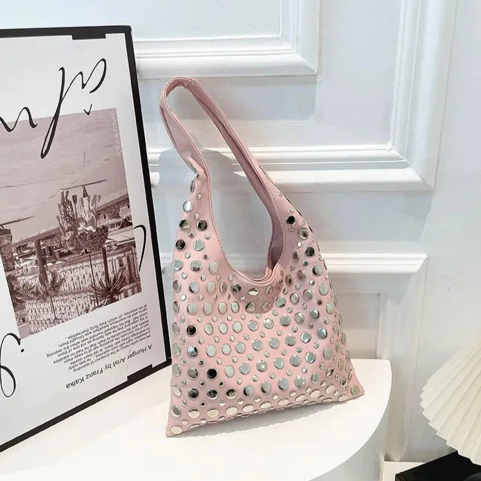 Sac à bandoulière avec détails métalliques - Mariela