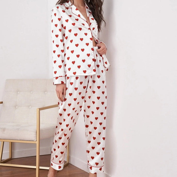 Pyjama avec imprimé cœur - Elsa