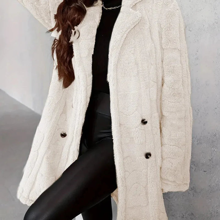 Manteau polaire oversize pour femme - Thania