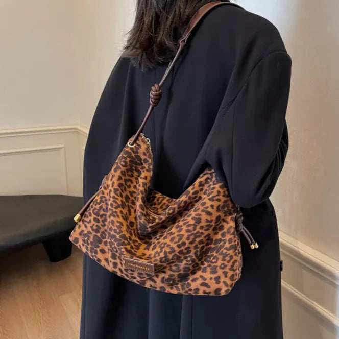 Sac à bandoulière léopard pour femme - Adria