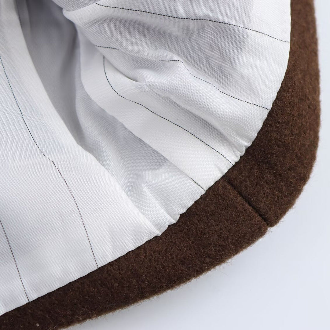 Manteau de créateur à coupe large pour femme - Alviane