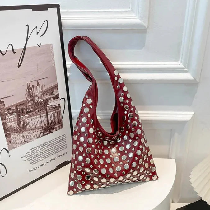 Sac à bandoulière avec détails métalliques - Mariela