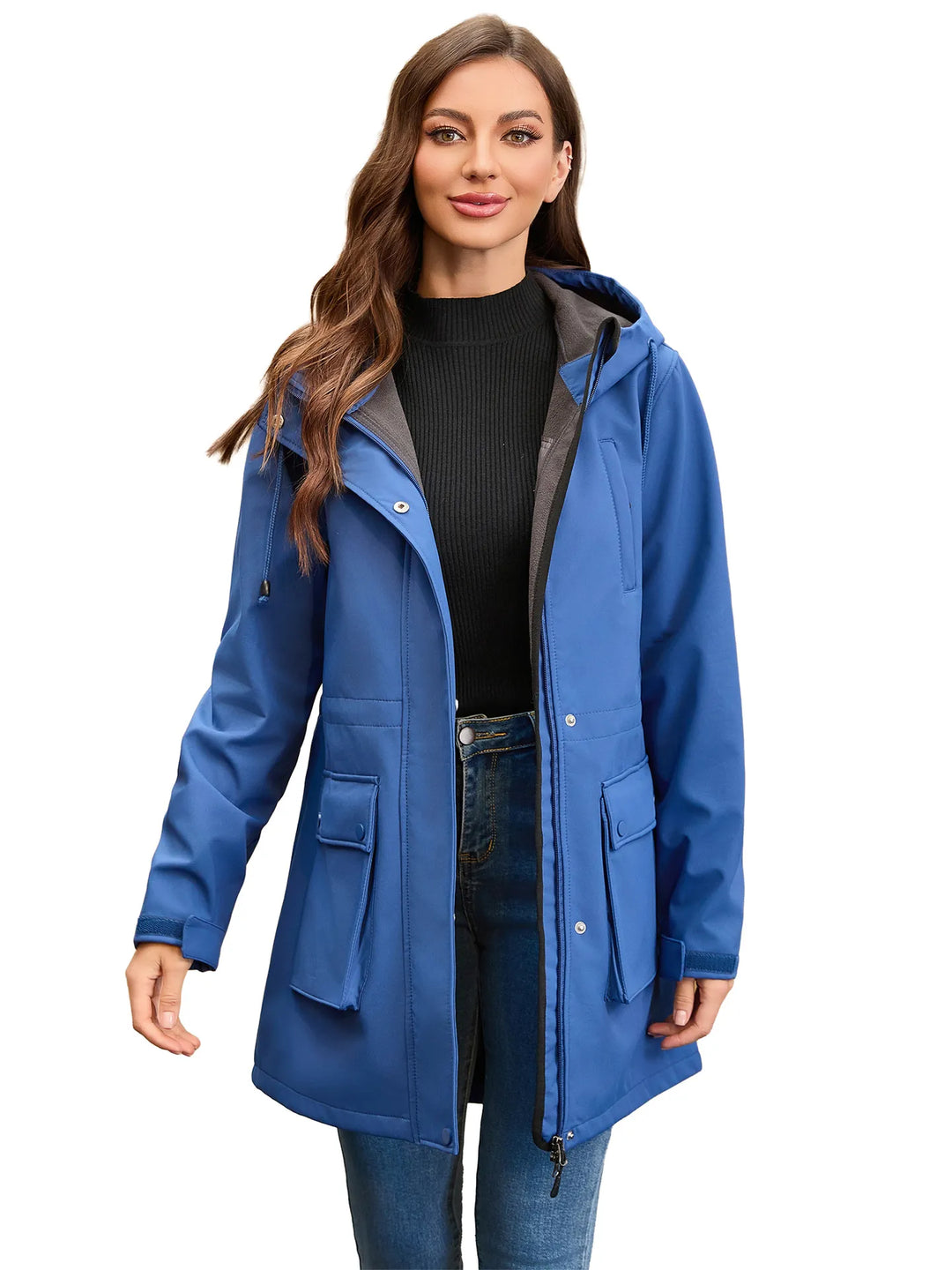 Veste softshell imperméable avec capuche pour femme - Elina