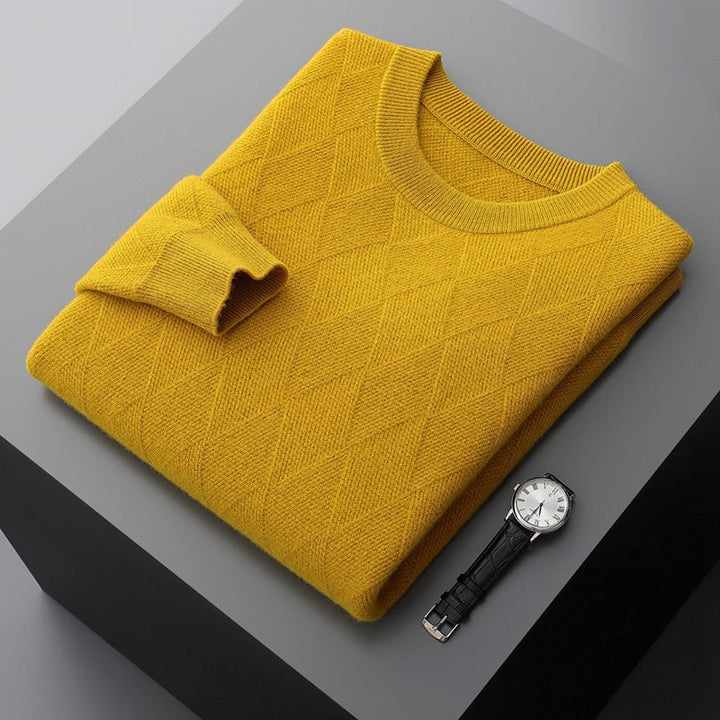 Pull en maille douce de qualité supérieure pour hommes - Alsten