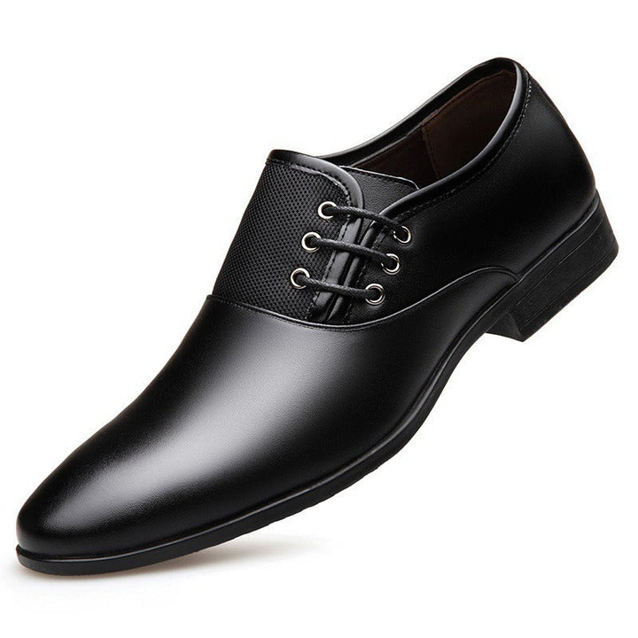 Chaussures formelles pour hommes en cuir verni à bout pointu, style élégant - Damián