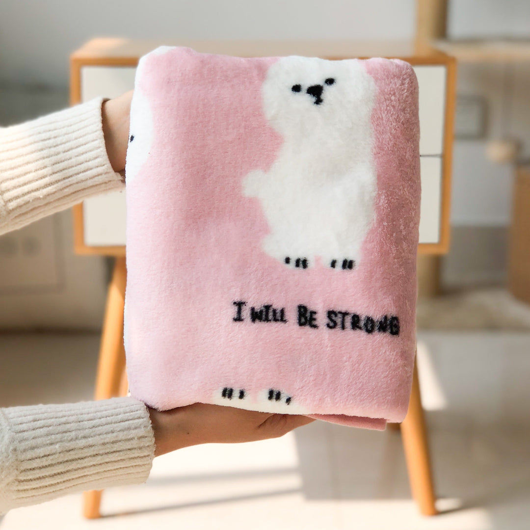 Couverture en polaire pour animaux de compagnie