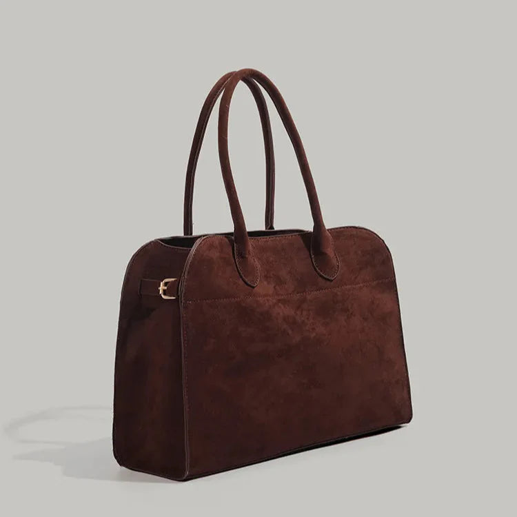 Sac à bandoulière rétro en daim pour femmes - Emilia