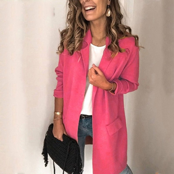 Bona - Gilet blazer long et élégant