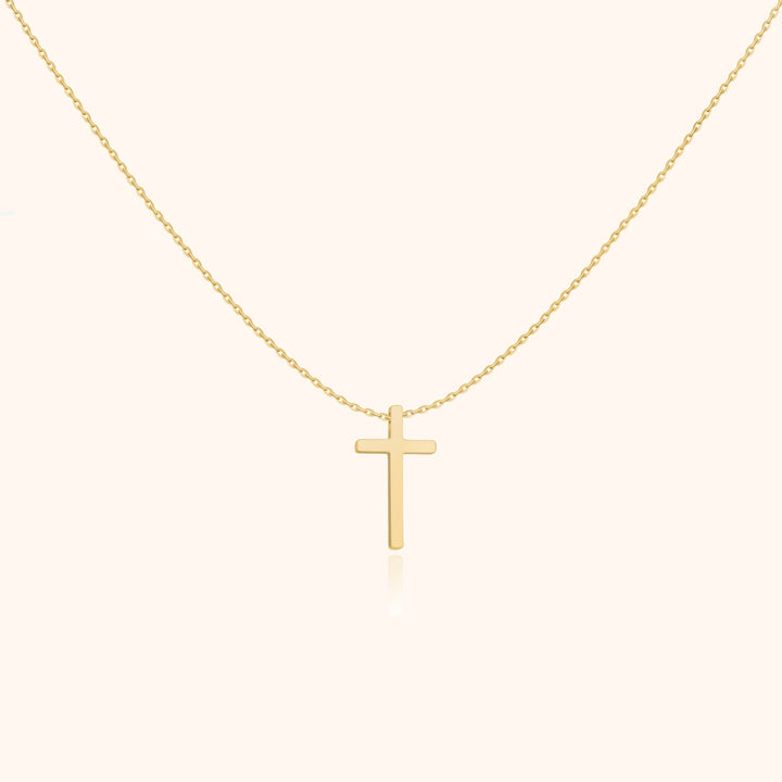 Bijoux femme collier croix centrale