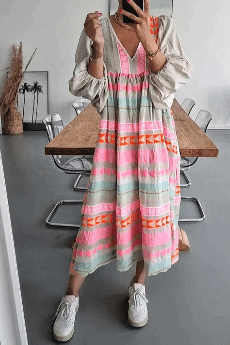 Enrica - Robe colorée pour l'été
