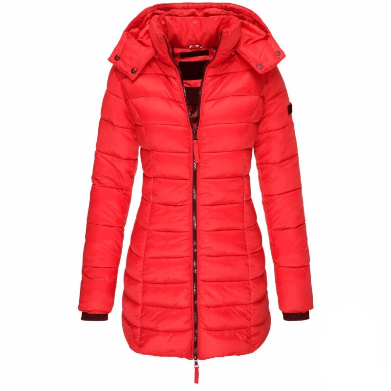 Manteau matelassé à capuche pour femmes - Mila