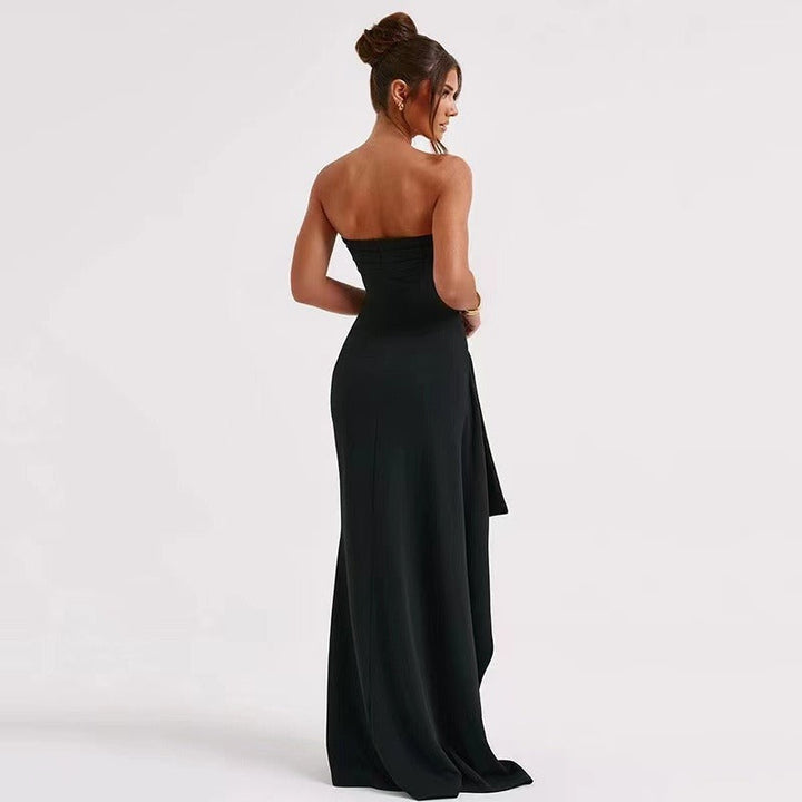 Robe longue élégante avec fente haute pour femme - Noémie