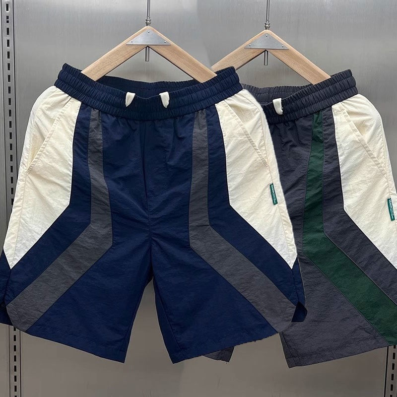 Shorts hommes design sportif contrasté - Diego