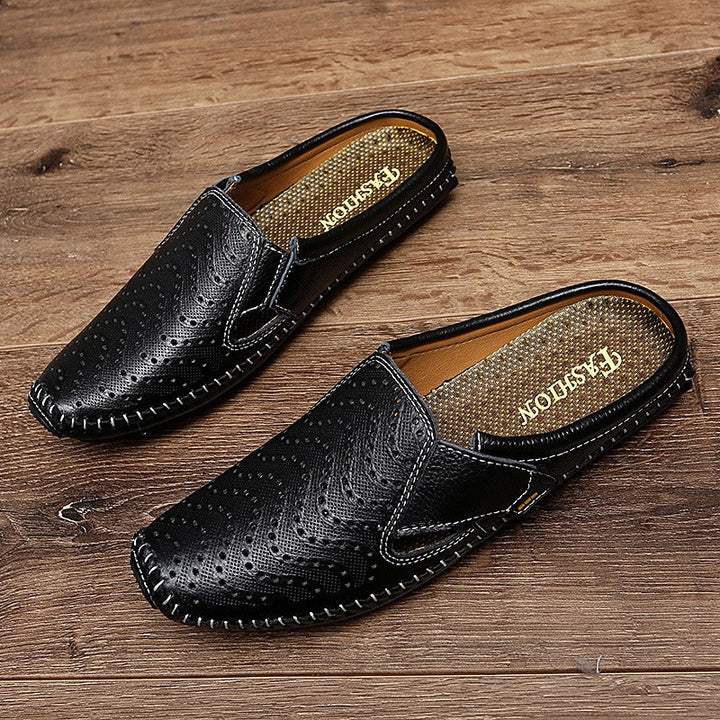 Mocassins en cuir perforé pour hommes - Enrique