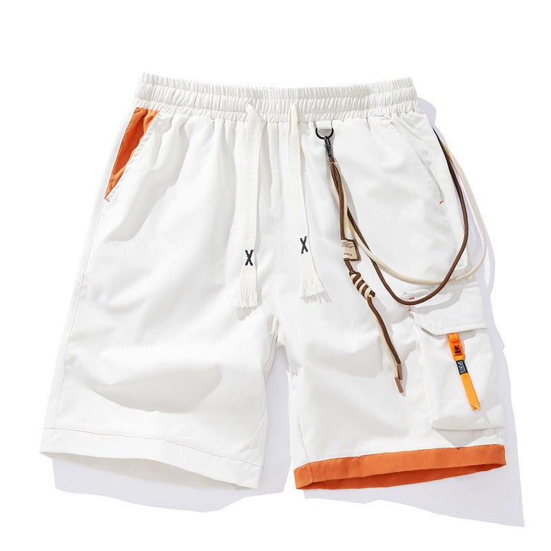 Short homme de style sportif avec poche latérale décorative - Victor