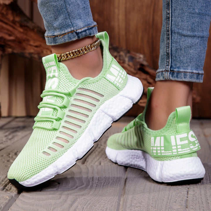 Chaussures de sport pour femmes en tissu respirant avec semelle ergonomique - Marisol