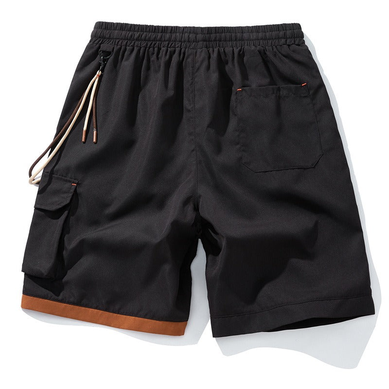 Short homme de style sportif avec poche latérale décorative - Victor
