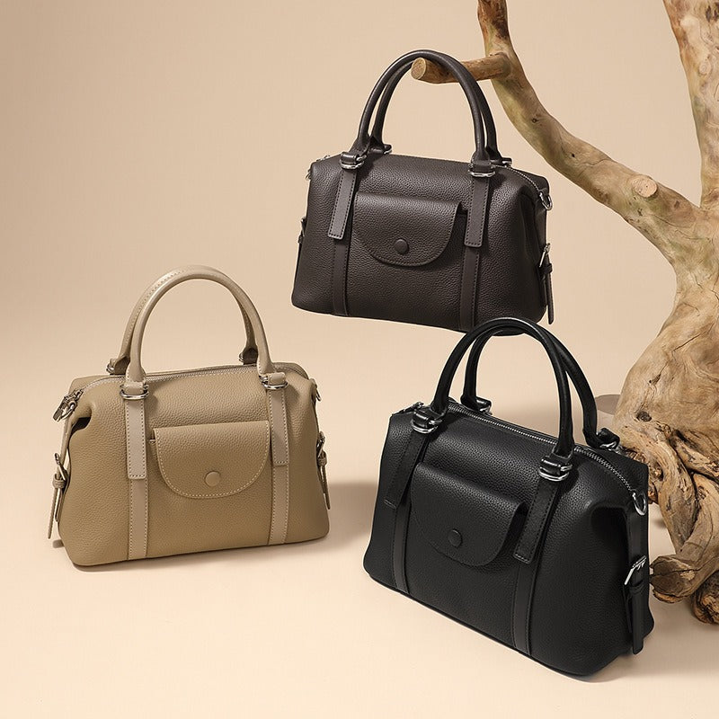 Sac à main pour femme en cuir synthétique au design structuré - Renata