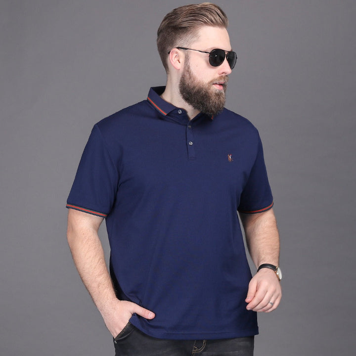 Polo classique homme en coton piqué à col contrasté - Henrik