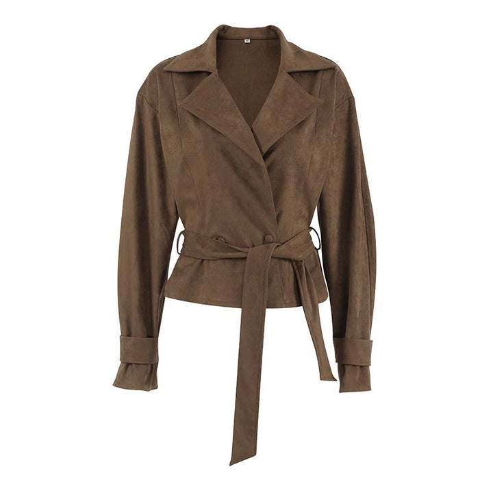 Manteau vintage à lacets pour femmes - Kiara