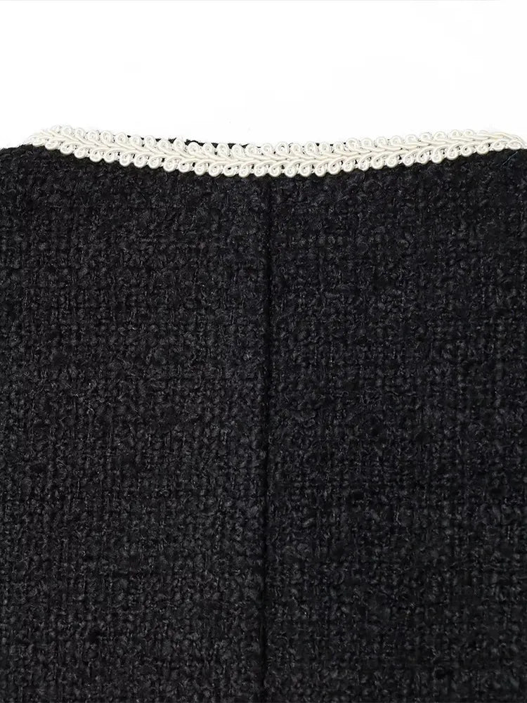 Veste courte pour femmes avec boutons décoratifs - Alida