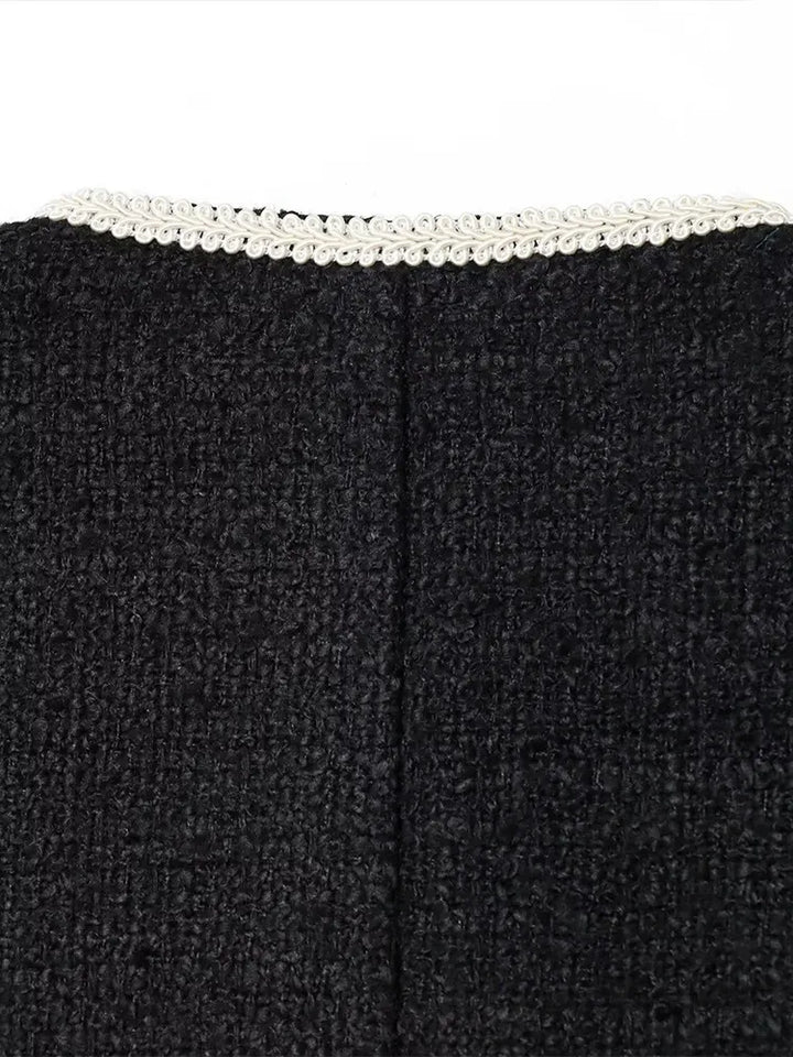 Veste courte pour femmes avec boutons décoratifs - Alida