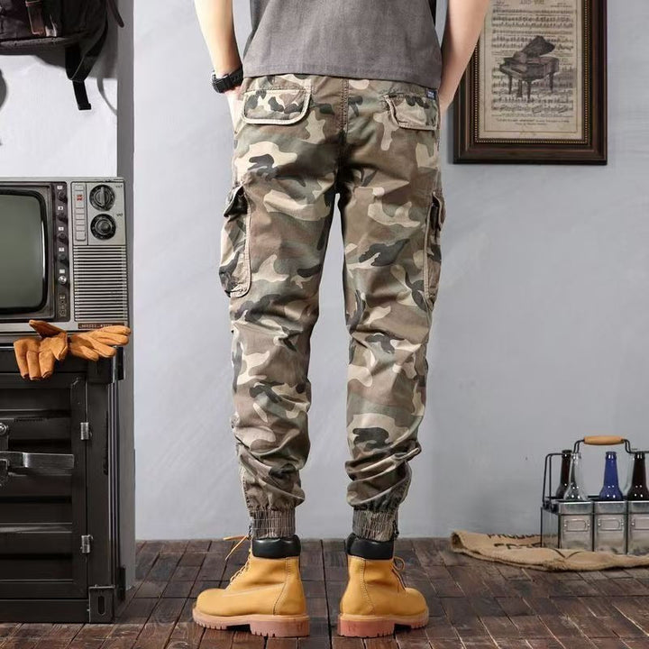 Pantalon cargo multi-poches camouflage pour hommes - Viktor