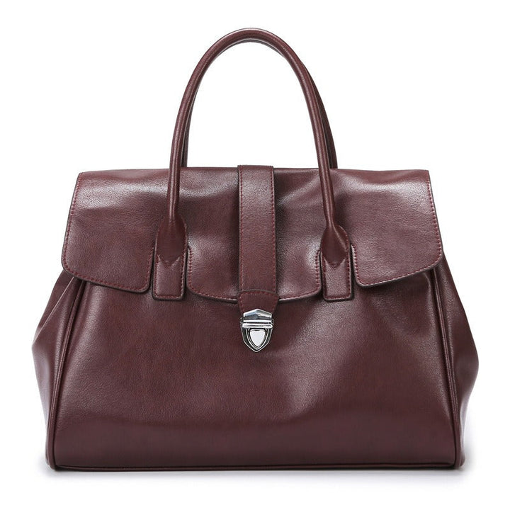 Sac à main en cuir synthétique pour femme, grande capacité, style sophistiqué - Élodie