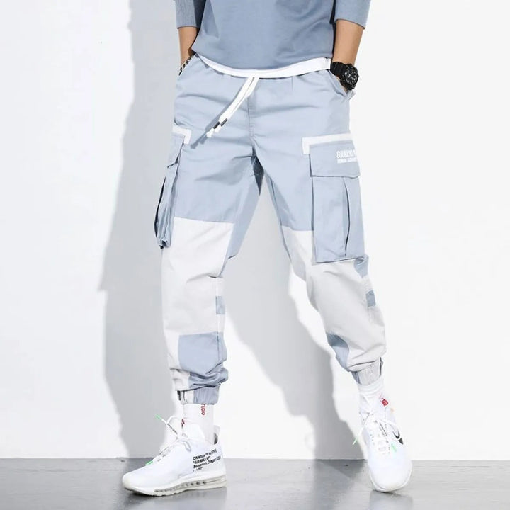 Pantalon cargo bicolore pour hommes - Heiko