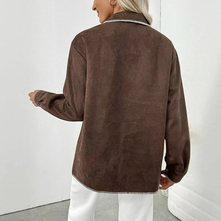 Veste en daim pour femme - Liorae