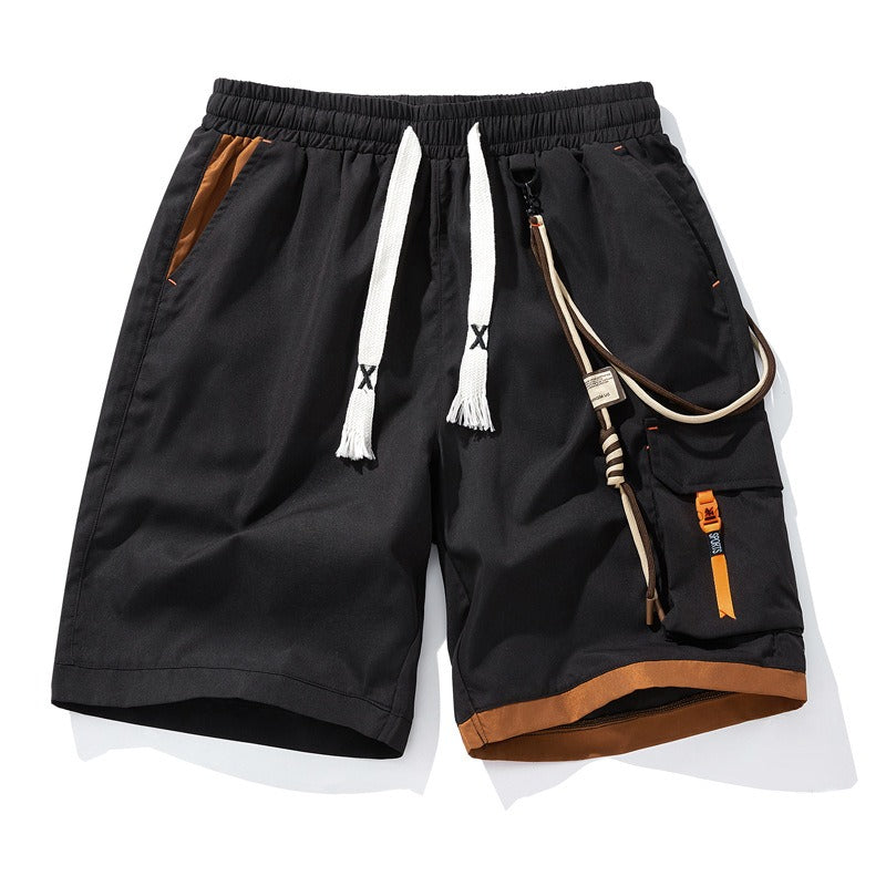 Short homme de style sportif avec poche latérale décorative - Victor