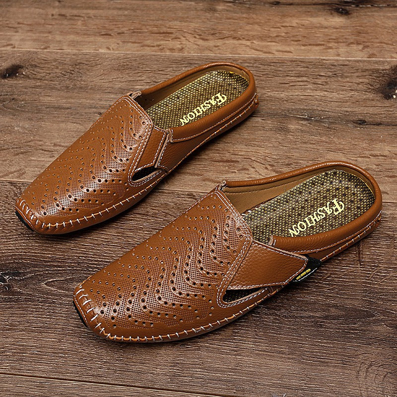 Mocassins en cuir perforé pour hommes - Enrique