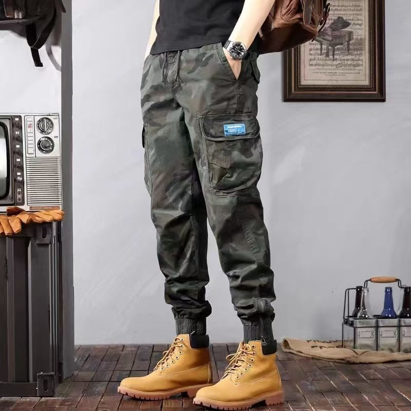 Pantalon cargo multi-poches camouflage pour hommes - Viktor