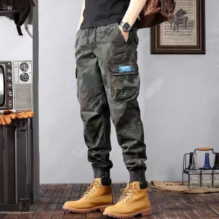 Pantalon cargo multi-poches camouflage pour hommes - Viktor