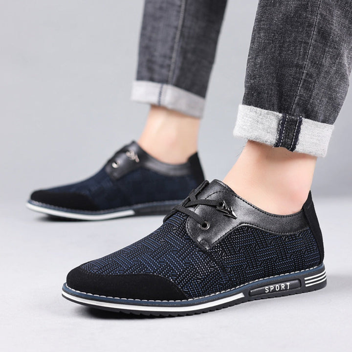 Chaussures décontractées pour hommes en tissu texturé style urbain - Noud