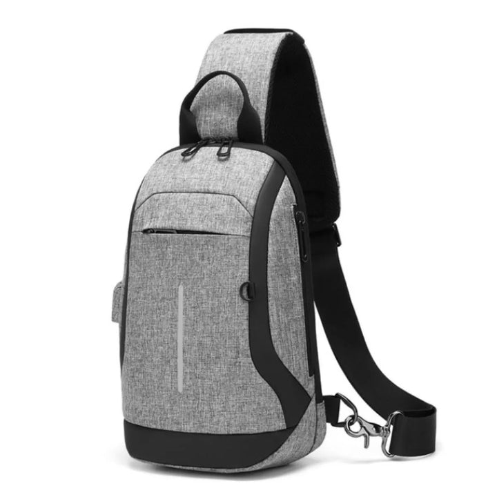 Sac à bandoulière imperméable et antivol de style urbain pour hommes - Matteo