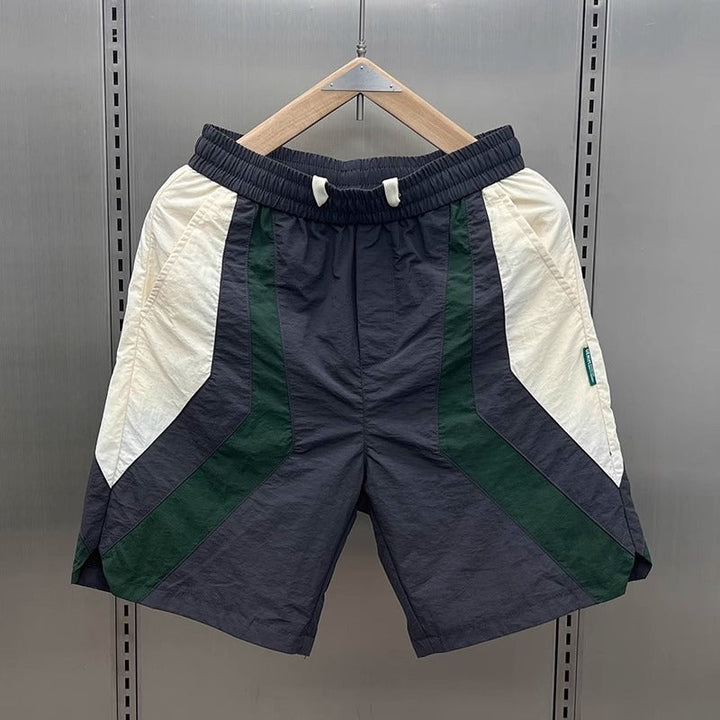 Shorts hommes design sportif contrasté - Diego