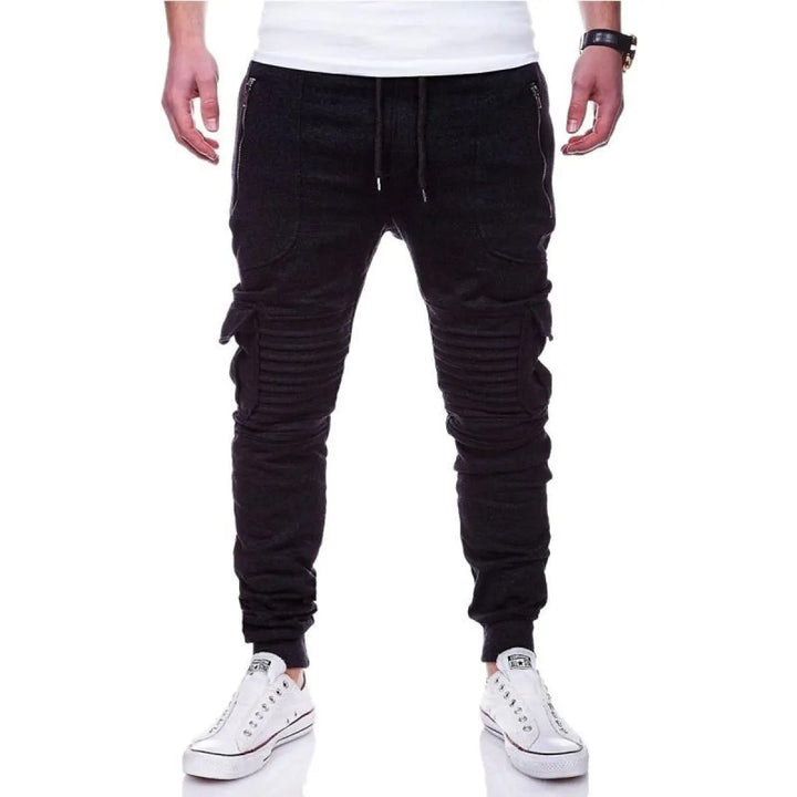 Pantalon de sport pour homme avec poches cargo et texture côtelée - Brant