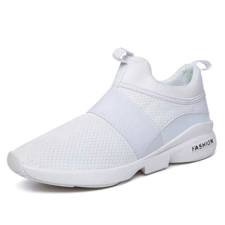 Baskets pour hommes, style slip-on en maille respirante - Leandro