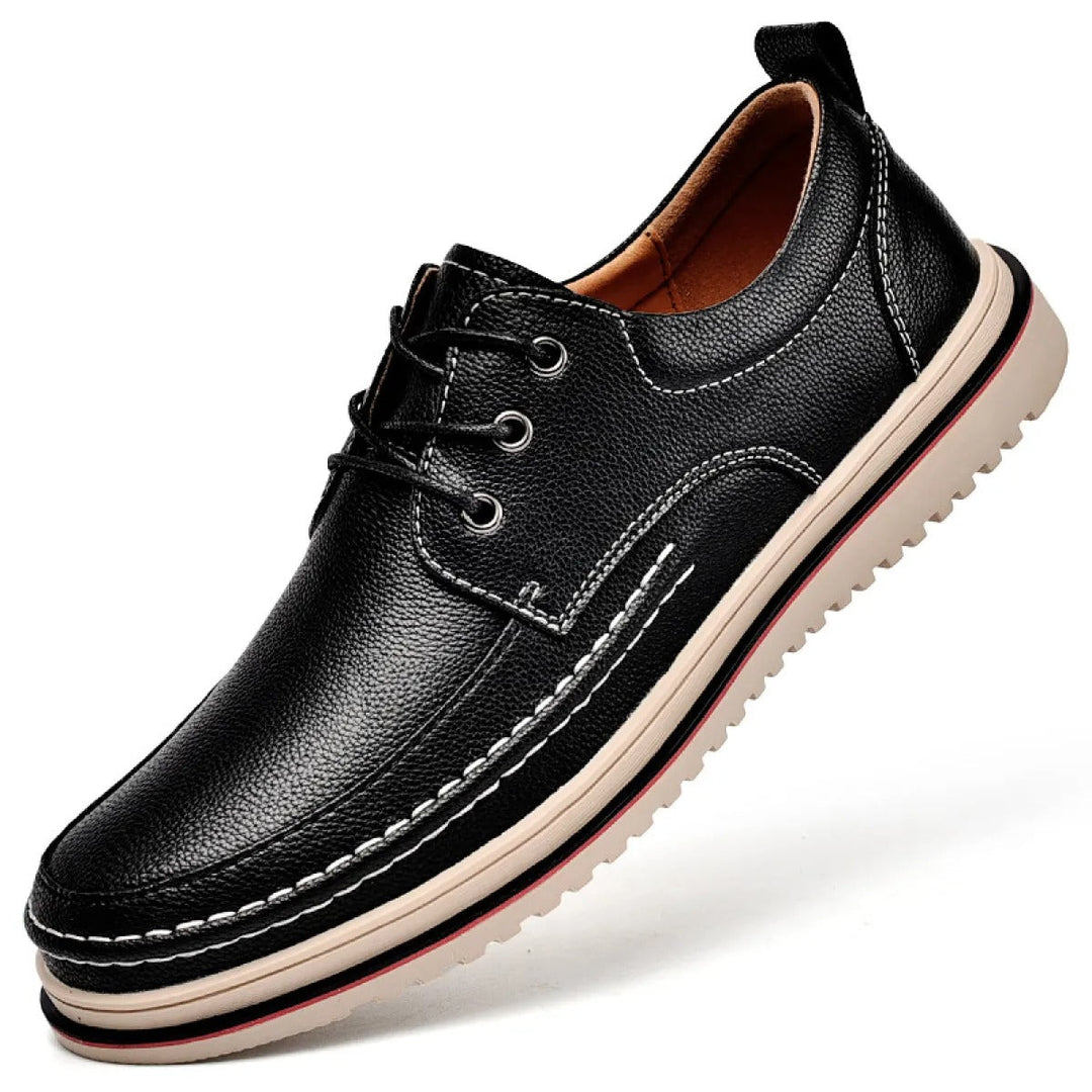Chaussures décontractées pour hommes en cuir synthétique avec semelles antidérapantes - Eduardo