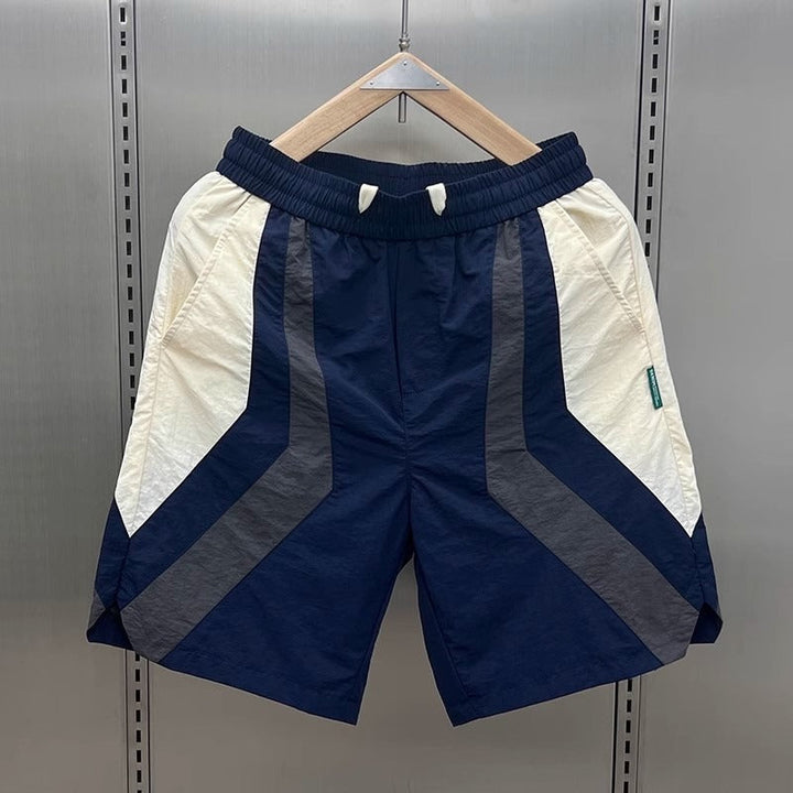 Shorts hommes design sportif contrasté - Diego