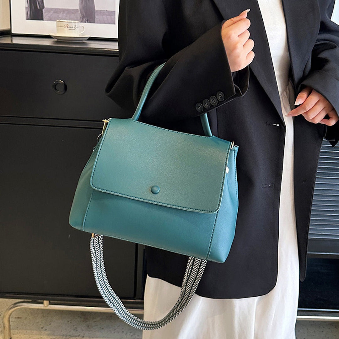 Sac en cuir synthétique pour femme avec structure rigide - Renata
