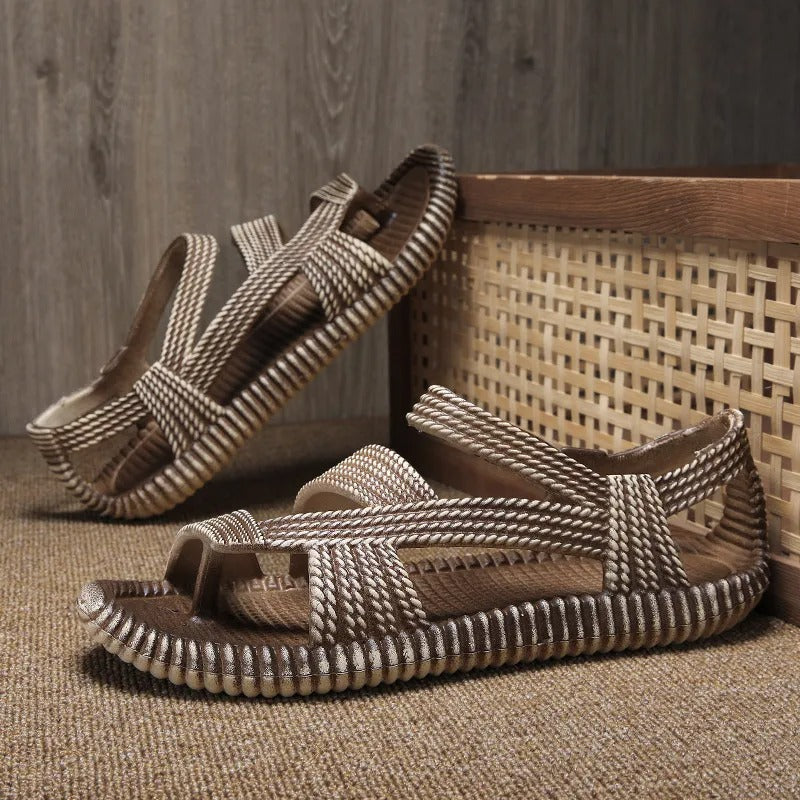 Sandales tressées pour hommes, faites à la main - Pieter