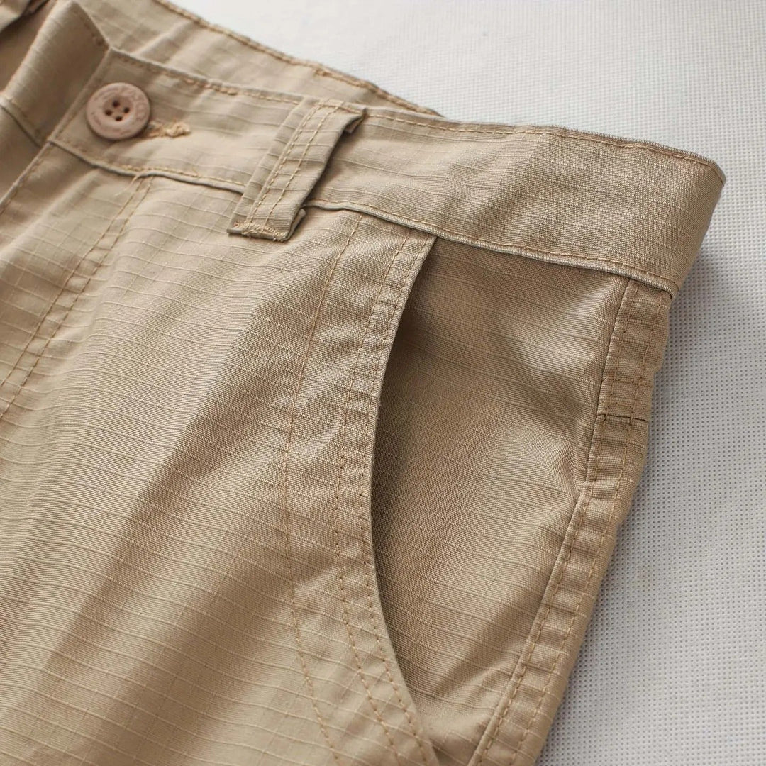 Pantalon cargo en coton pour hommes avec poches multiples - Kellan