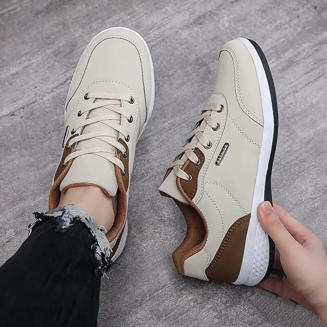 Baskets casual en cuir synthétique pour hommes - Óscar
