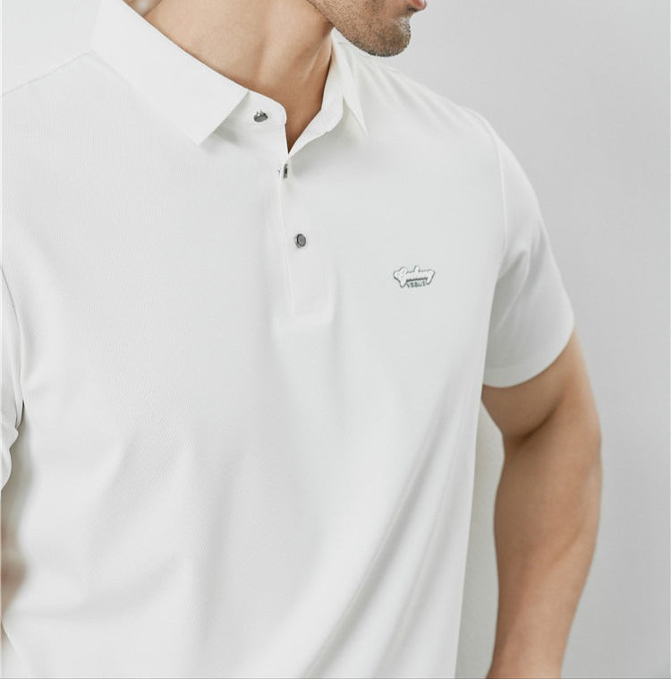 Polo homme à coupe classique en coton piqué - Kenji