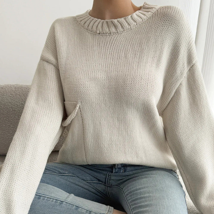 Pull oversize en maille pour femmes - Pereira