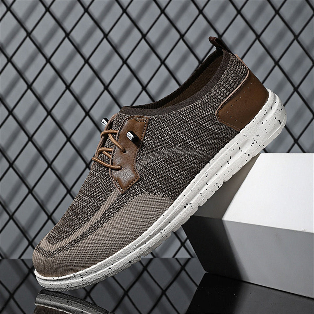 Chaussures de sport pour hommes en tissu respirant avec détails synthétiques - Henrik